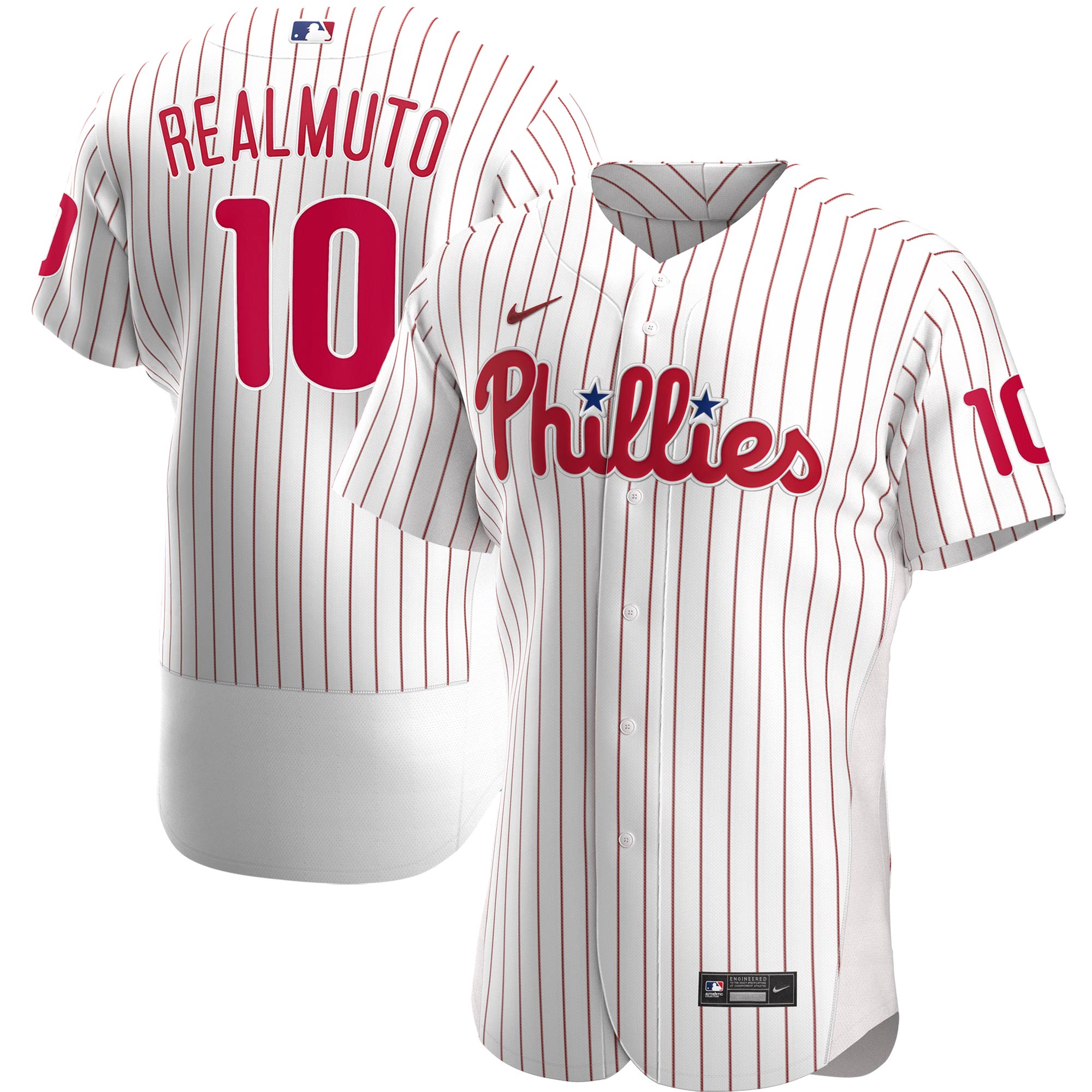 Jt Realmuto Philadelphia Phillies Home Authentic Player Jersey - White