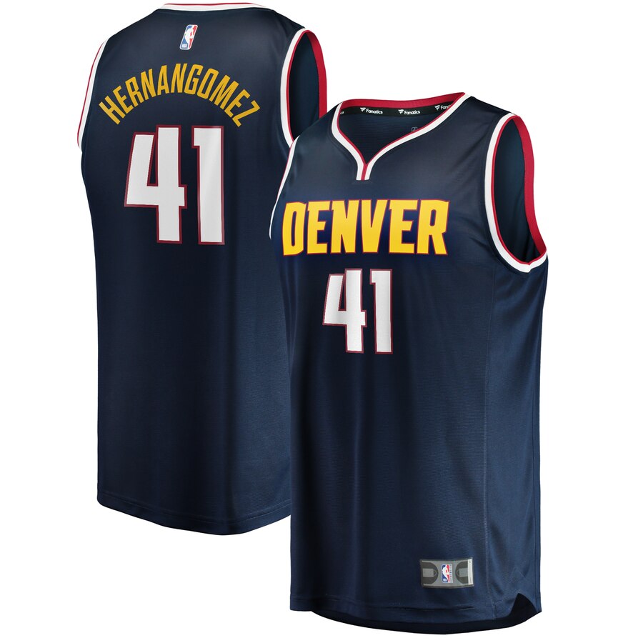 Juan Hernangomez Denver Nuggets Fanatics Branded Fast Break Player Jersey - Icon Edition - Navy