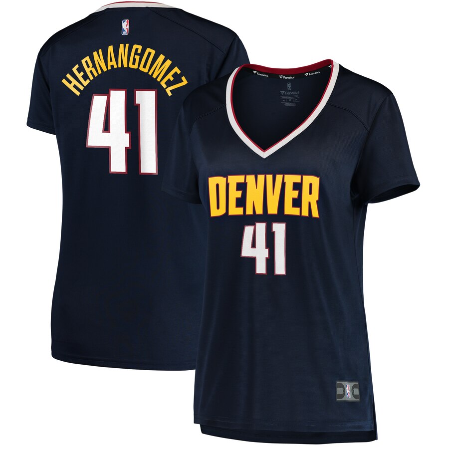 Juan Hernangomez Denver Nuggets Fanatics Branded Women's Fast Break Player Jersey - Icon Edition - Navy
