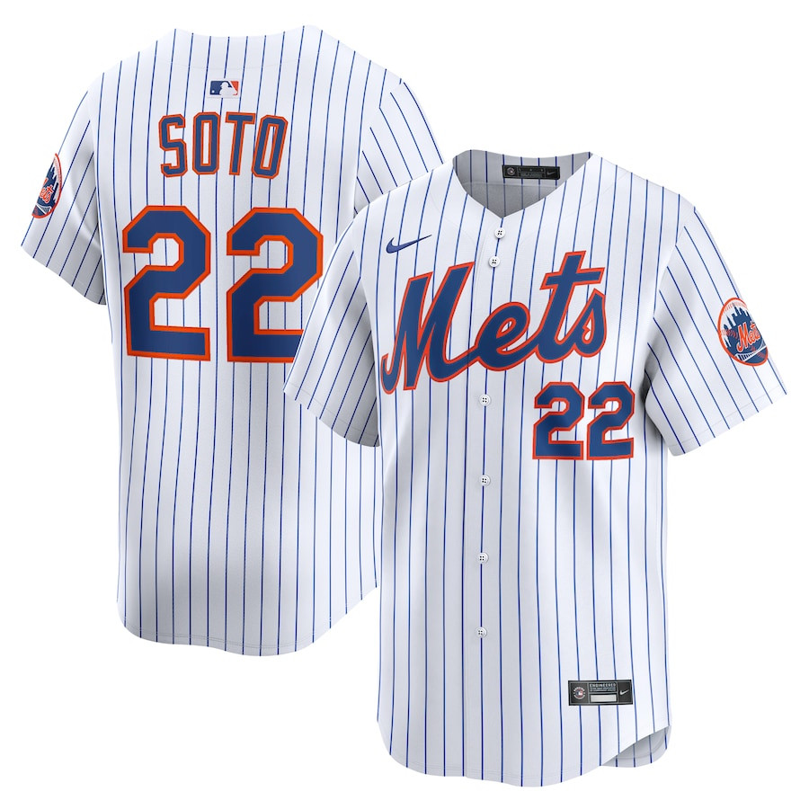 Juan Soto 22 New York Mets Home Limited Player Men Jersey - White 