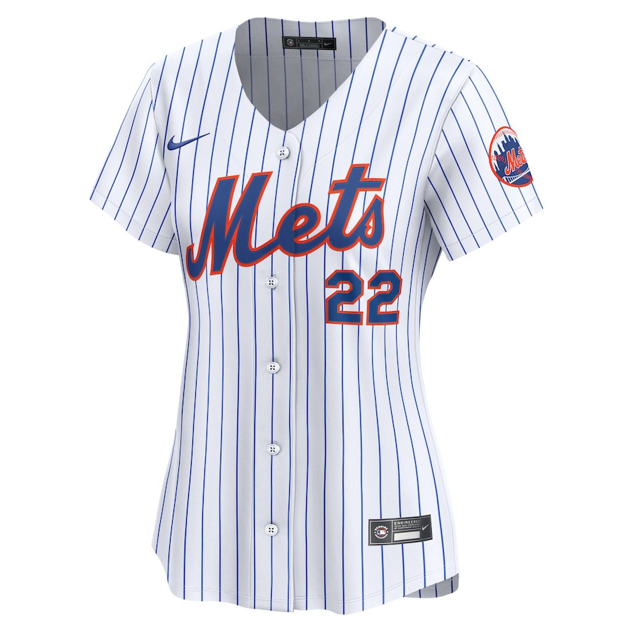 Alternative view of Juan Soto 22 New York Mets Women's Home Limited Player Jersey - White 
