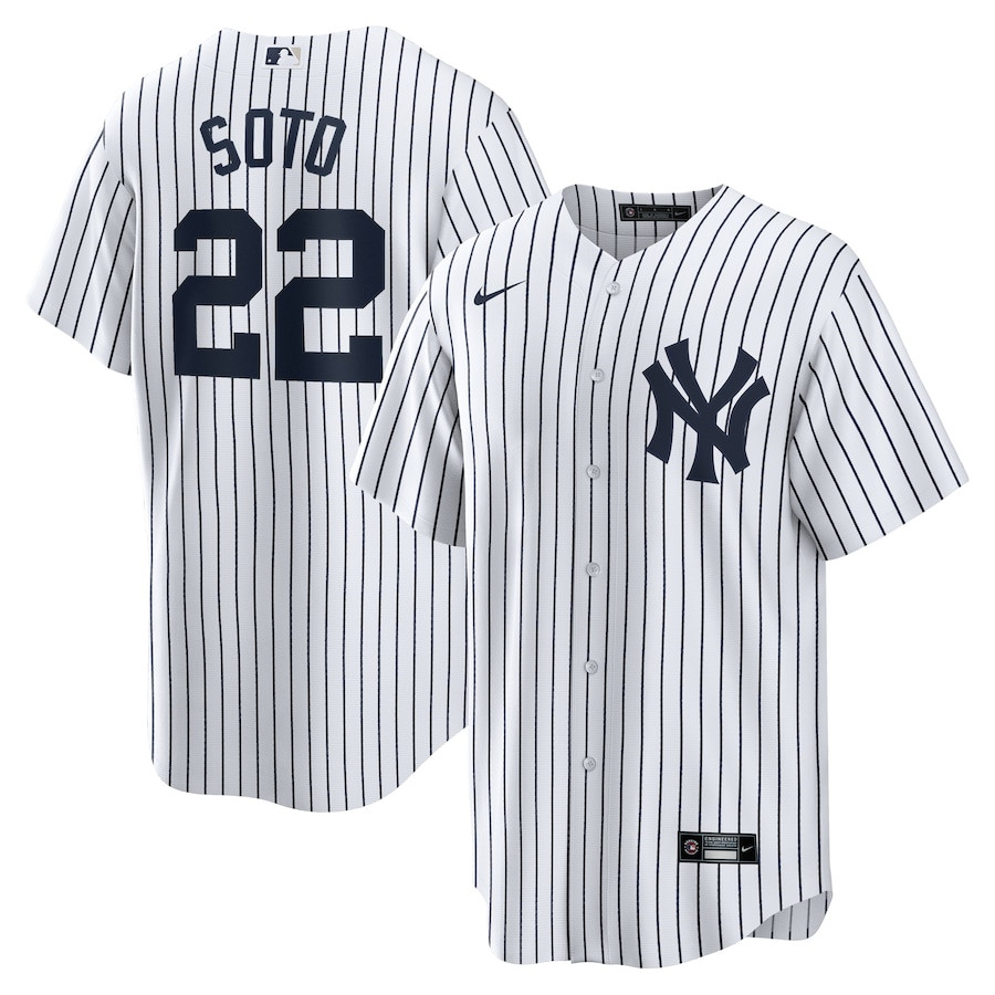 Juan Soto 22 New York Yankees Home Men Jersey – White 