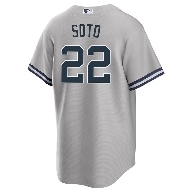 Alternative view of Juan Soto 22 New York Yankees Road Men Jersey – Gray 