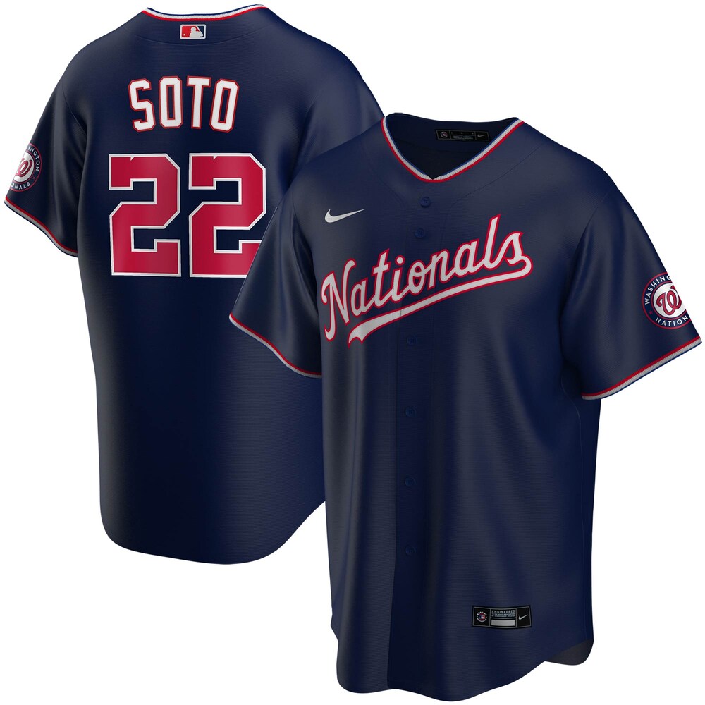 Juan Soto Washington Nationals Alternate 2020 Player Jersey - Navy