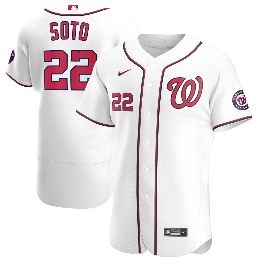 Juan Soto Washington Nationals Home 2020 Player Jersey - White Color