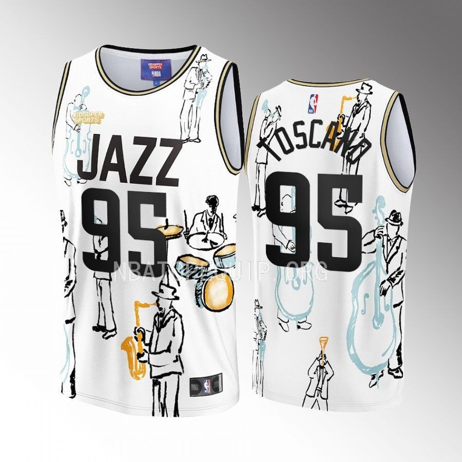 Juan Toscano-Anderson 95 Utah Jazz NBA & KidSuper Studios Unisex Hometown Jersey - JS160 