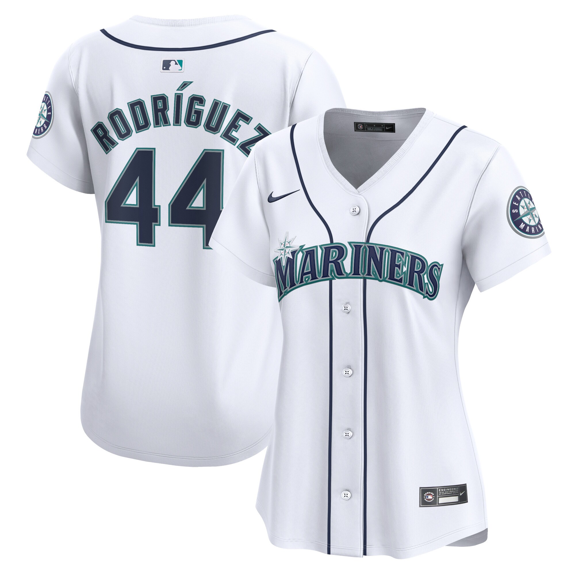 Julio RodrÃƒÆ’Ã‚Â­guez Seattle Mariners Women's Home Limited Player Jersey - White