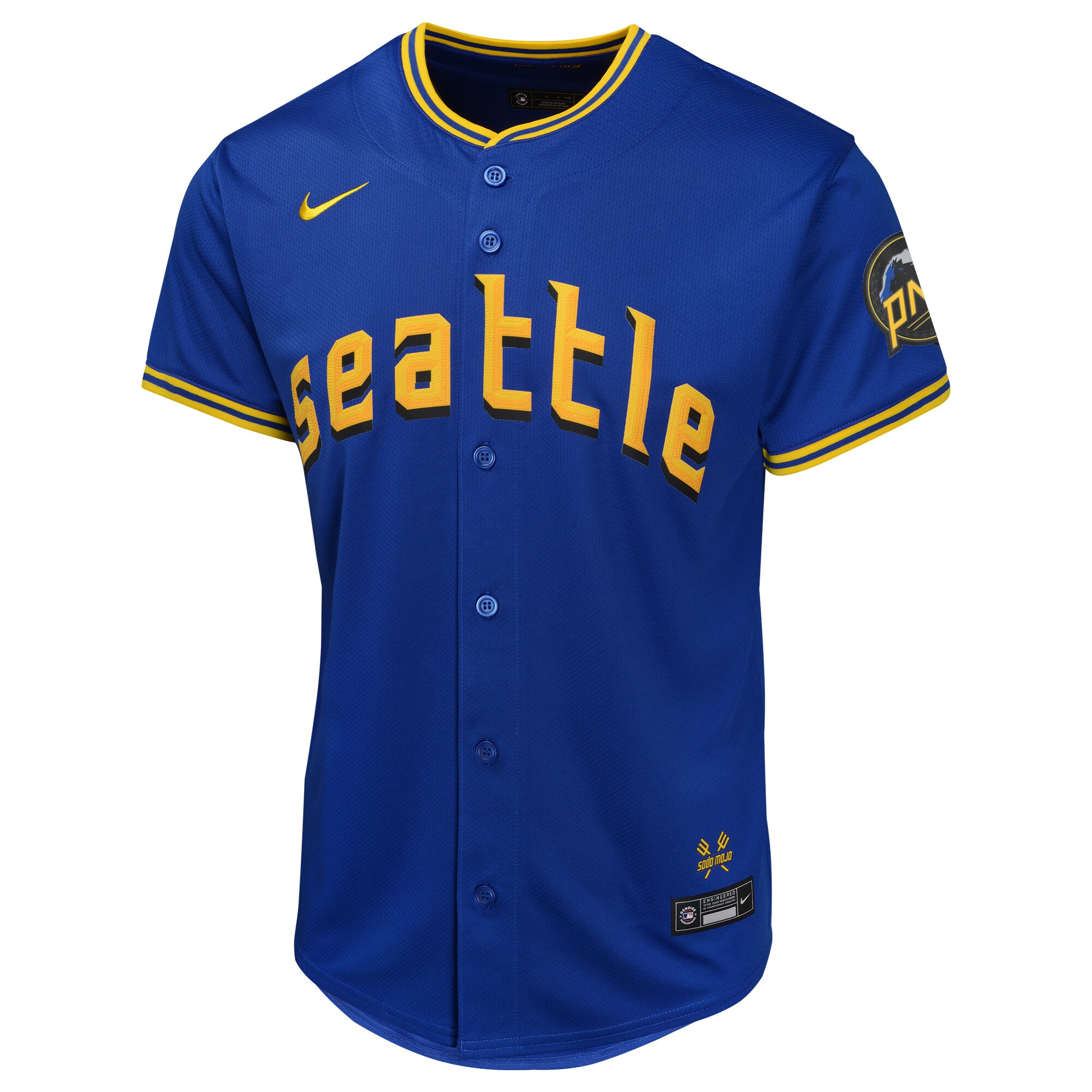 Alternative view of Julio RodrÃƒÆ’Ã‚Â­guez Seattle Mariners Youth City Connect Limited Player Jersey - Navy