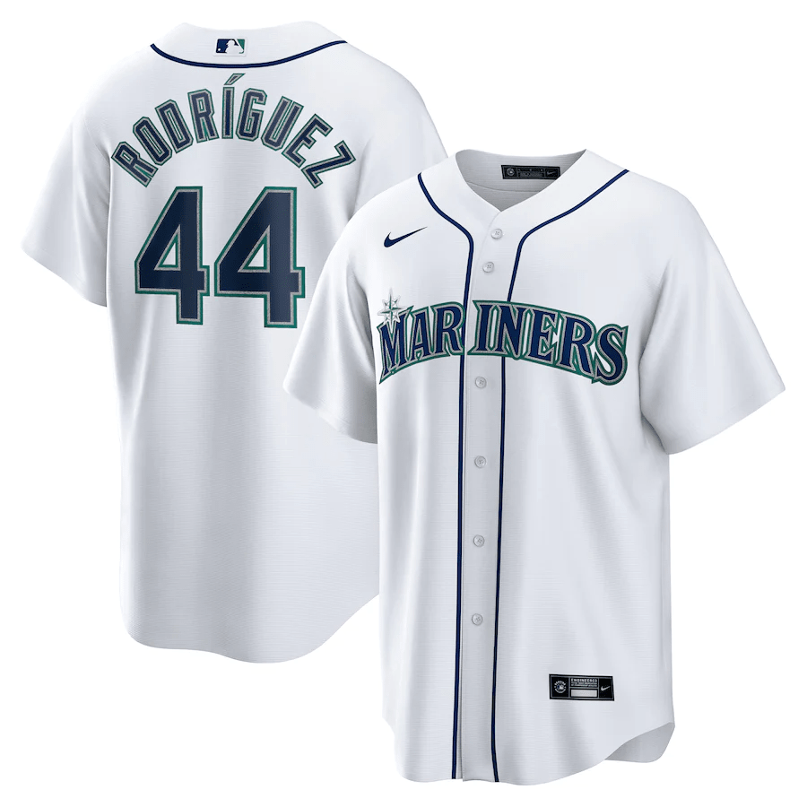 Julio Rodriguez 44 Seattle Mariners Home Men Jersey - White 