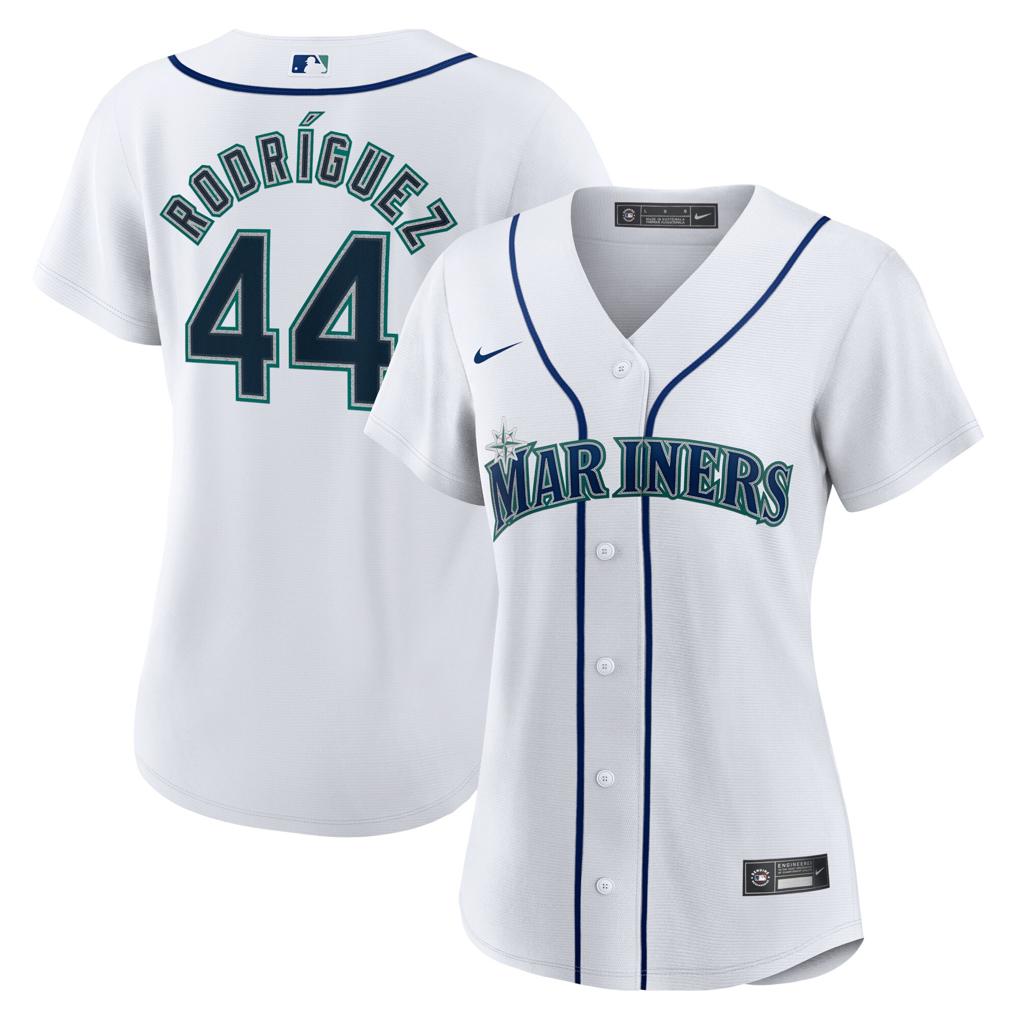 Julio Rodriguez Seattle Mariners Women’s Home Replica Player Jersey – White