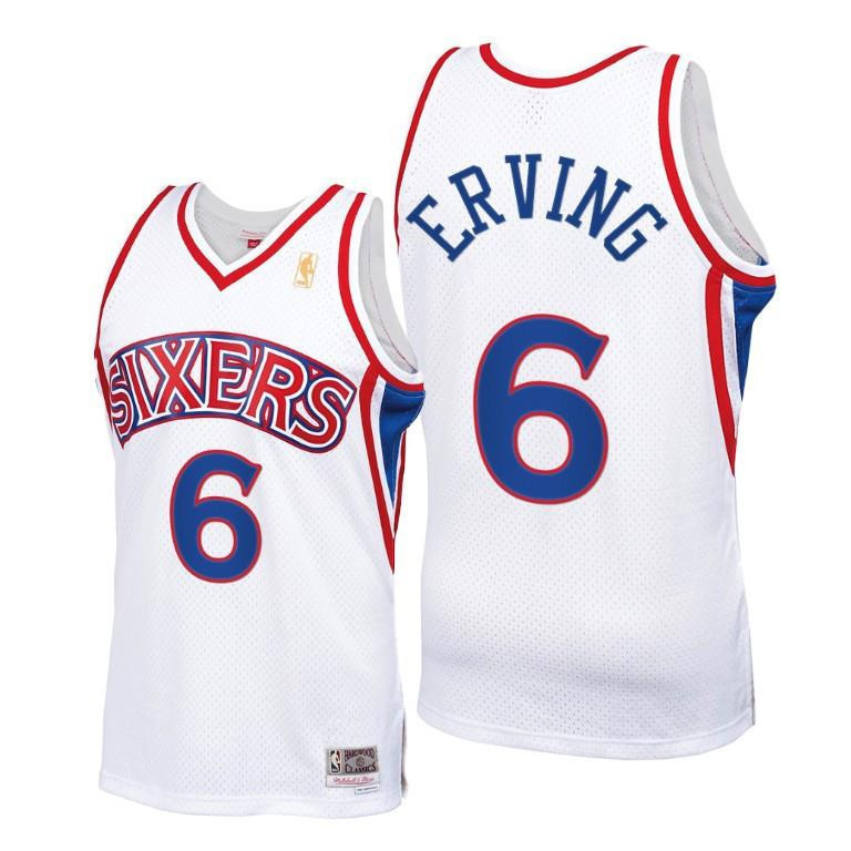 Julius Erving Philadelphia 76ers White Throwback 90s Jersey HWC Swingman - Men Jersey - JS481 
