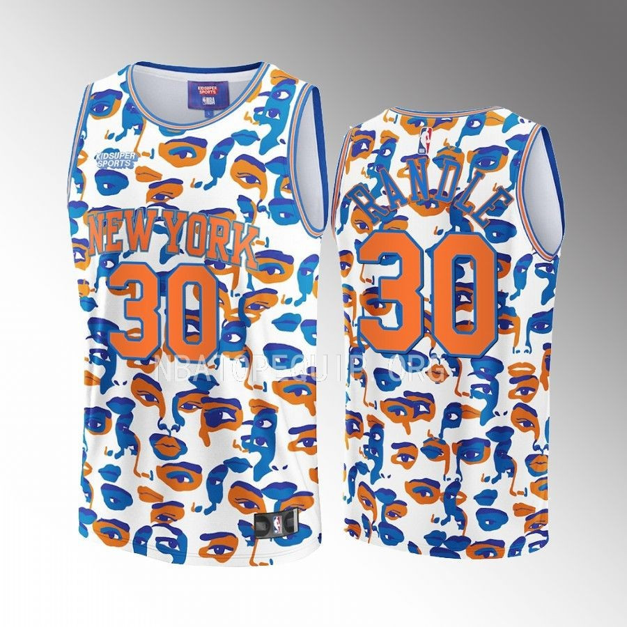 Julius Randle 30 New York Knicks NBA & KidSuper Studios Unisex Hometown Jersey - JS418 