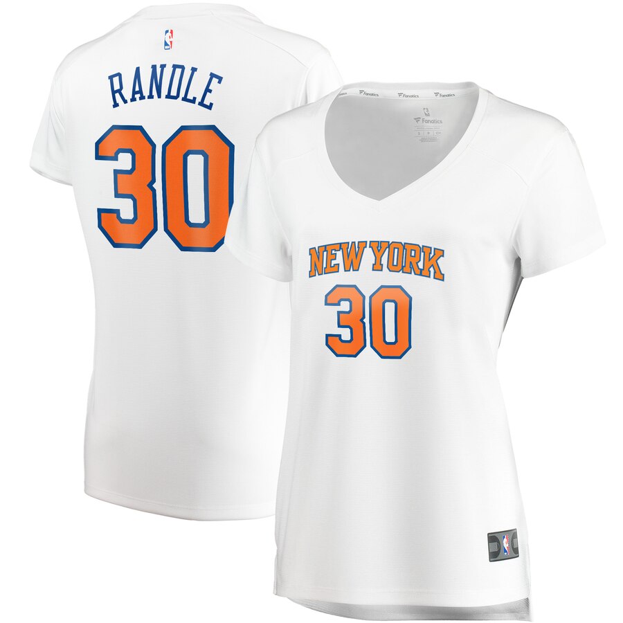 Julius Randle New York Knicks Fanatics Branded Women's Fast Break Player Replica Jersey - Association Edition - White