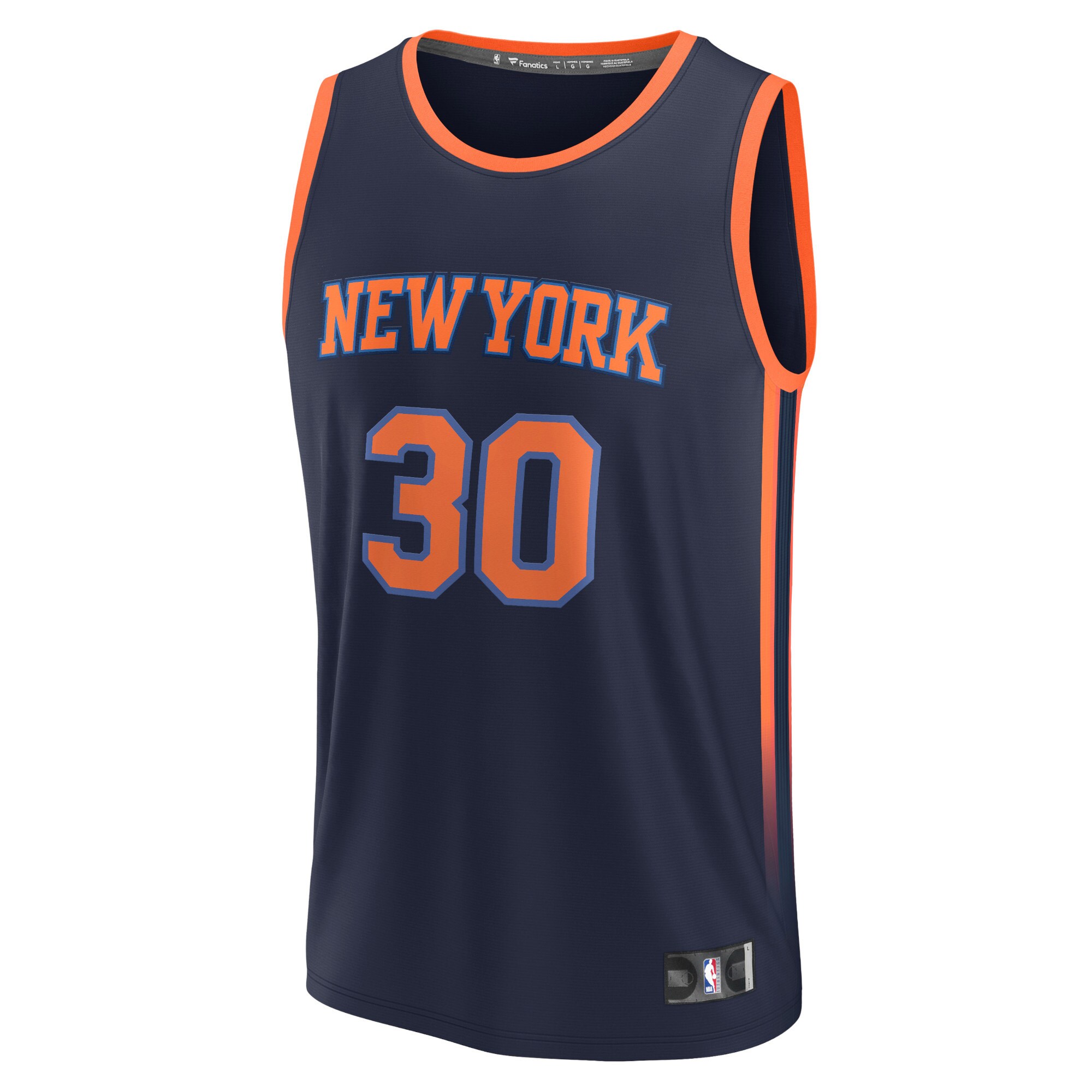 Alternative view of Julius Randle New York Knicks Fanatics Fast Break Replica Player Jersey - Statement Edition - Navy