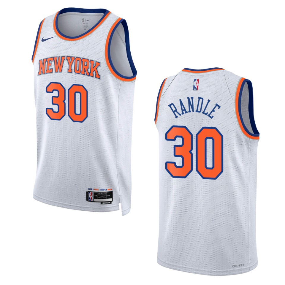 Julius Randle White Association Edition 2022-23 New York Knicks Swingman Jersey
