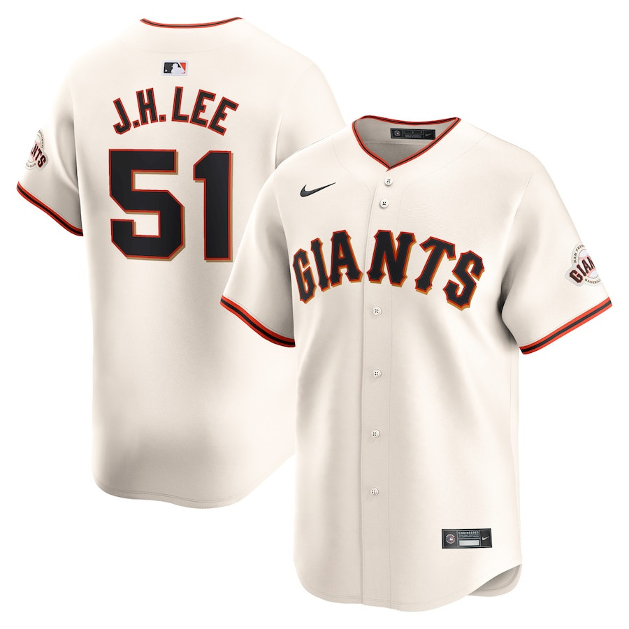 Jung Hoo Lee 51 San Francisco Giants Home Limited Men Jersey - Cream 