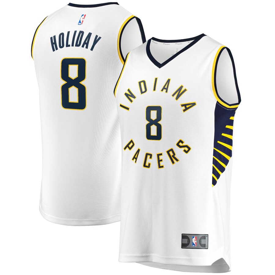 Justin Holiday Indiana Pacers Fanatics Branded Fast Break Player Replica Jersey - Association Edition - White