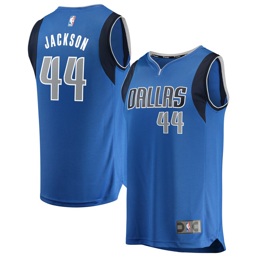 Justin Jackson Dallas Mavericks Fanatics Branded Fast Break Replica Jersey - Icon Edition - Blue