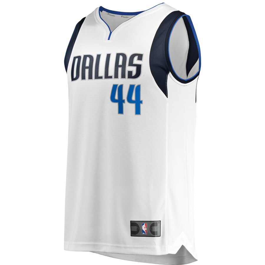 Alternative view of Justin Jackson Dallas Mavericks Fanatics Branded Youth Fast Break Replica Player Jersey - Association Edition - White