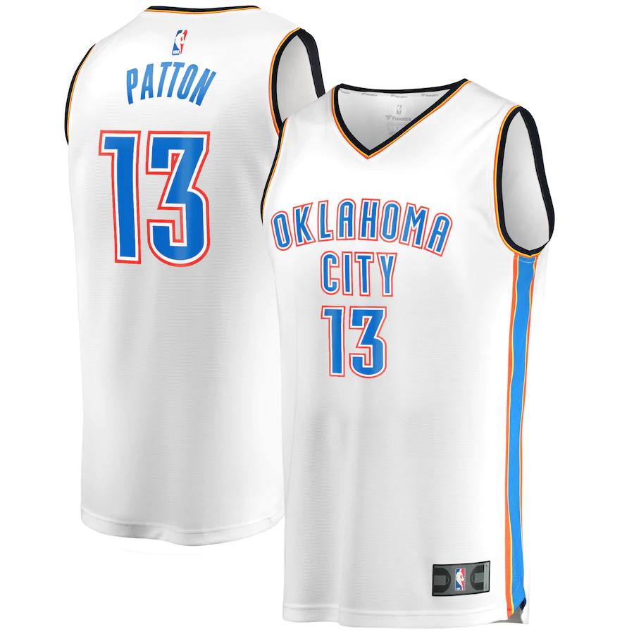 Justin Patton Oklahoma City Thunder Fanatics Branded Fast Break Player Jersey - Association Edition - White