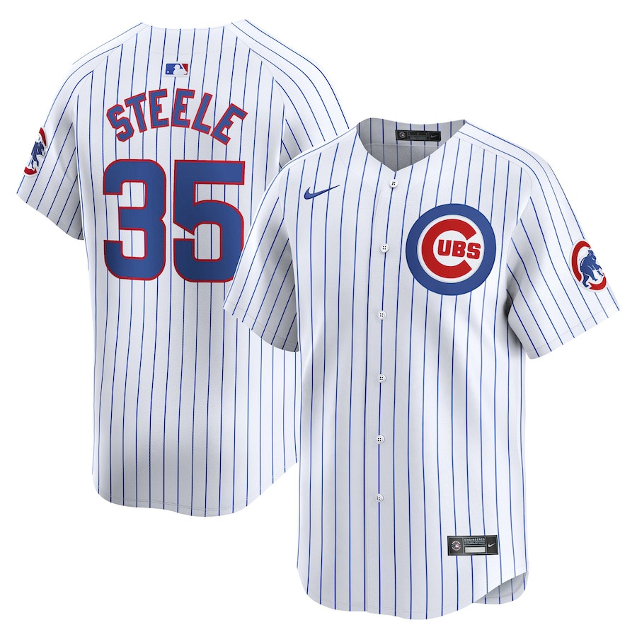 Justin Steele 35 Chicago Cubs Home Limited Player Men Jersey - White