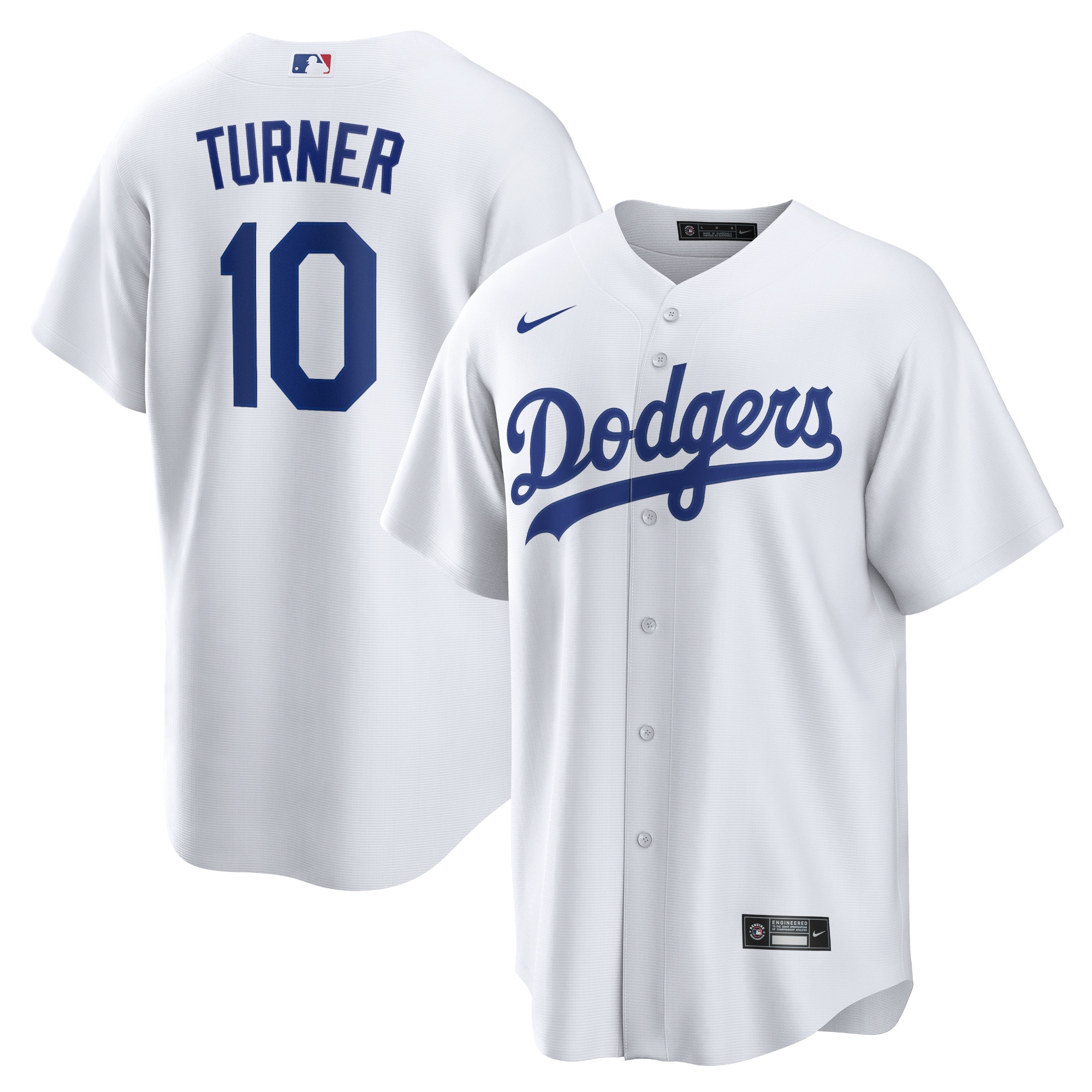 Justin Turner Los Angeles Dodgers Home Replica Player Name Jersey - White