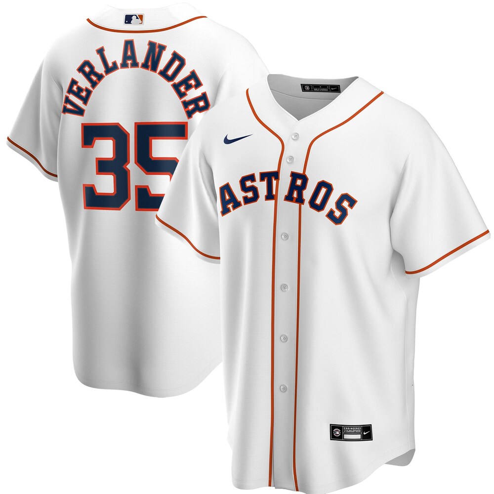 Justin Verlander Houston Astros Home 2020 Player Jersey - White