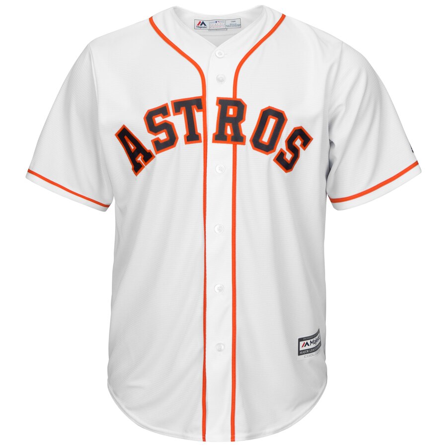 Alternative view of Justin Verlander Houston Astros Majestic Home Cool Base Player Jersey – White
