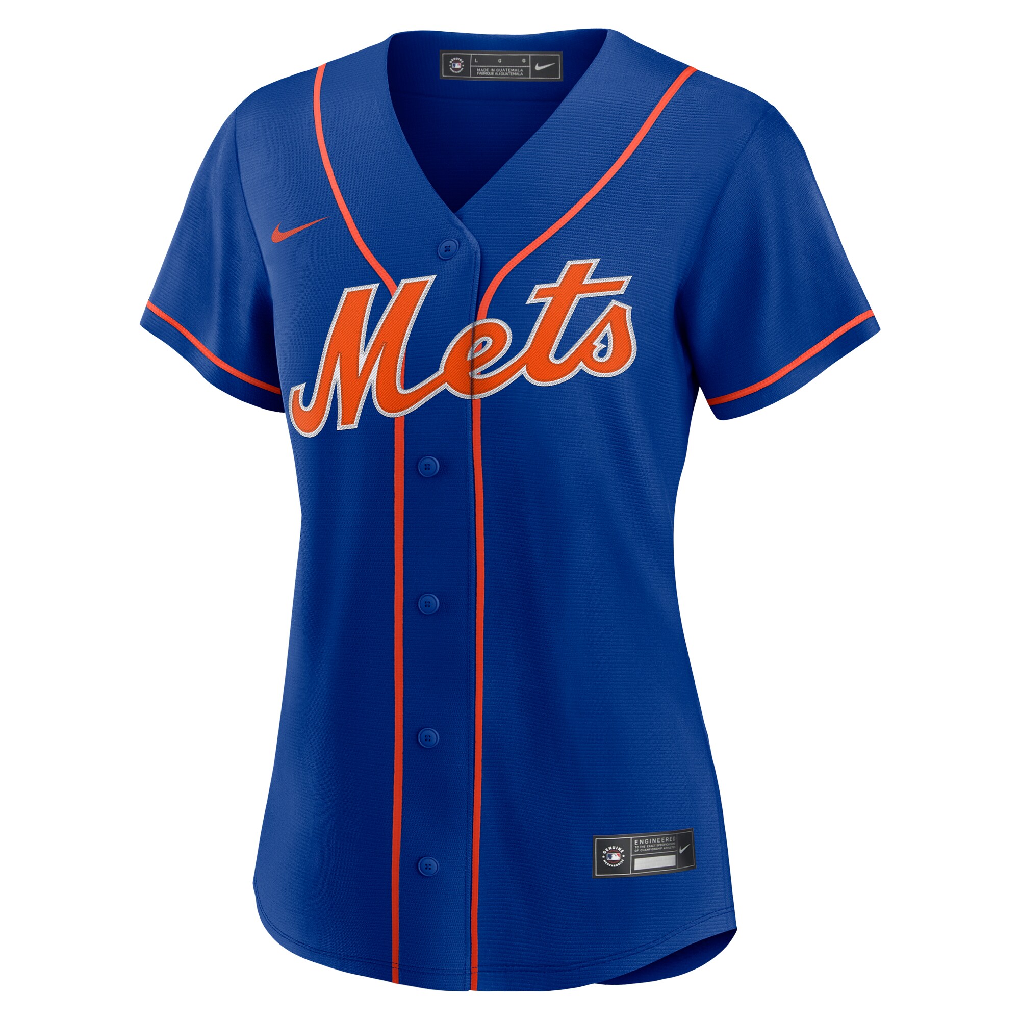Alternative view of Justin Verlander New York Mets Women’s Alternate Replica Player Jersey – Royal