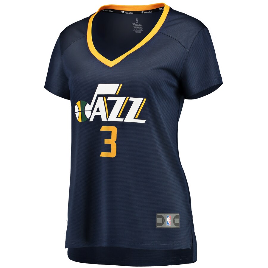 Alternative view of Justin Wright-foreman Utah Jazz Fanatics Branded Women's Fast Break Replica Player Jersey - Icon Edition - Navy