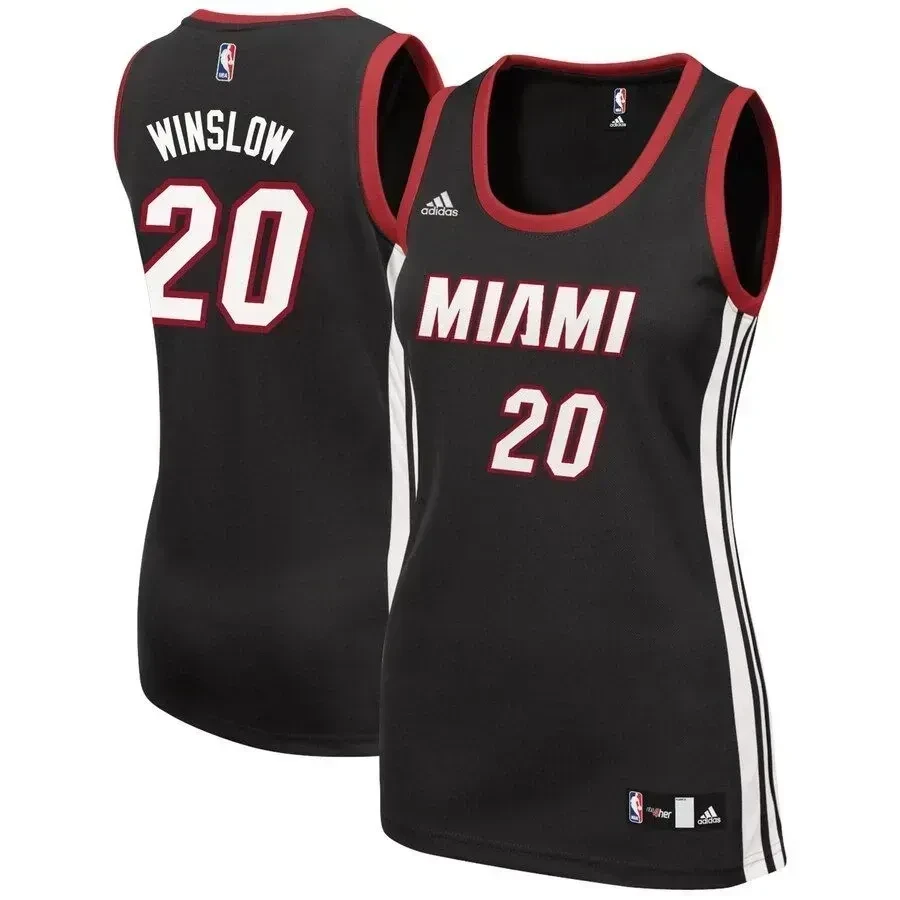 Justise Winslow Miami Heat Women's Jersey - Black - JS290 