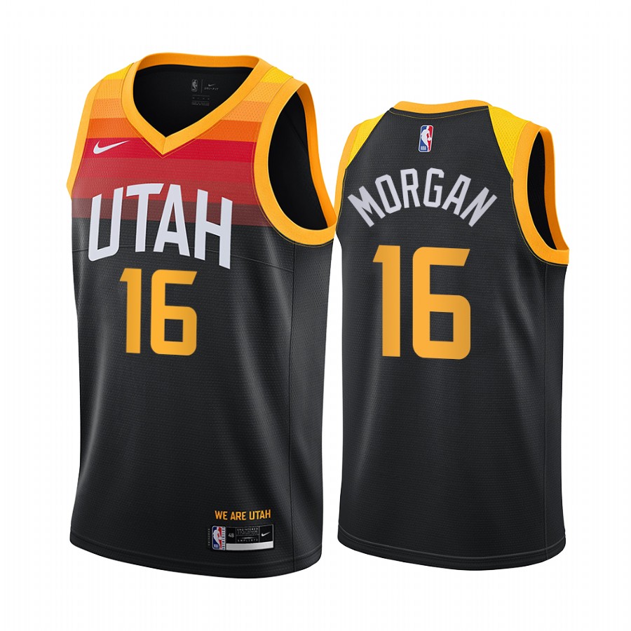 Juwan Morgan Utah Jazz 2020-21 Black City Jersey New Uniform