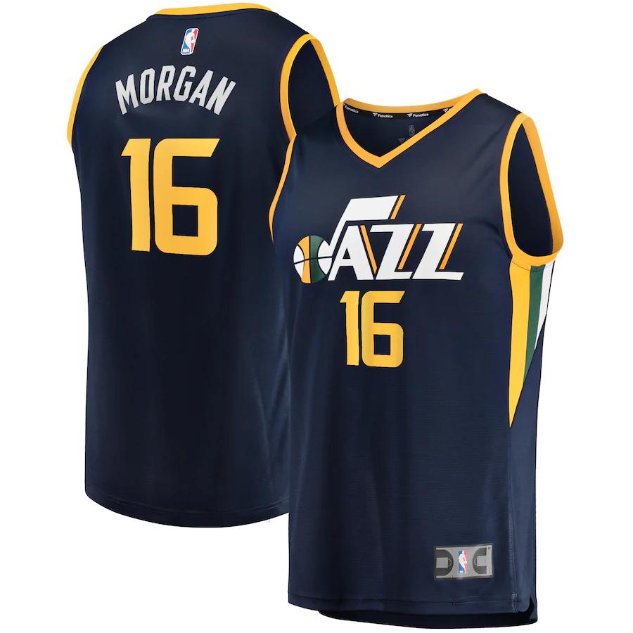 Juwan Morgan Utah Jazz Fanatics Branded Fast Break Player Jersey - Icon Edition - Navy