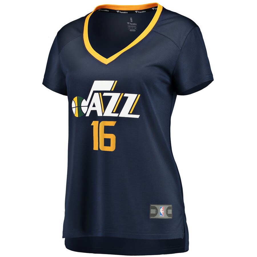 Alternative view of Juwan Morgan Utah Jazz Fanatics Branded Women's Fast Break Player Jersey - Icon Edition - Navy