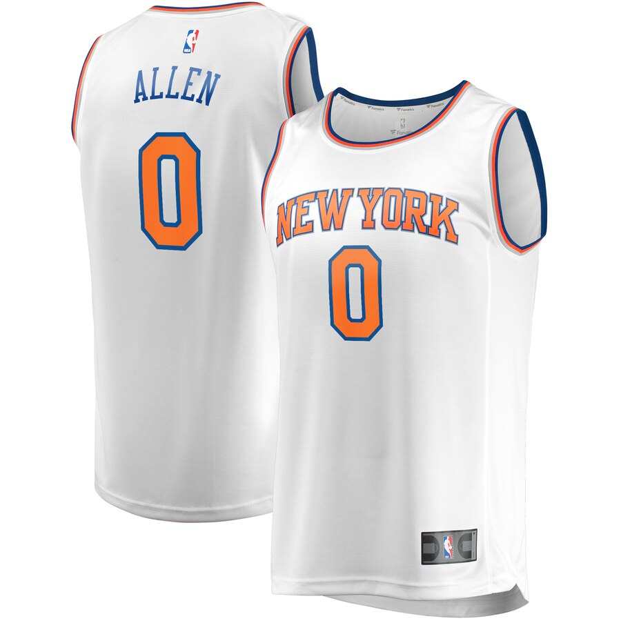Kadeem Allen New York Knicks Fanatics Branded Fast Break Player Replica Jersey - Association Edition - White