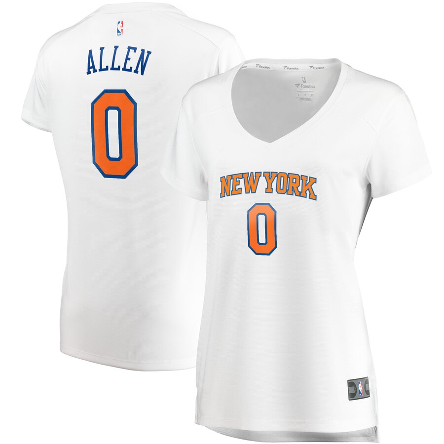 Kadeem Allen New York Knicks Fanatics Branded Women's Fast Break Player Replica Jersey - Association Edition - White