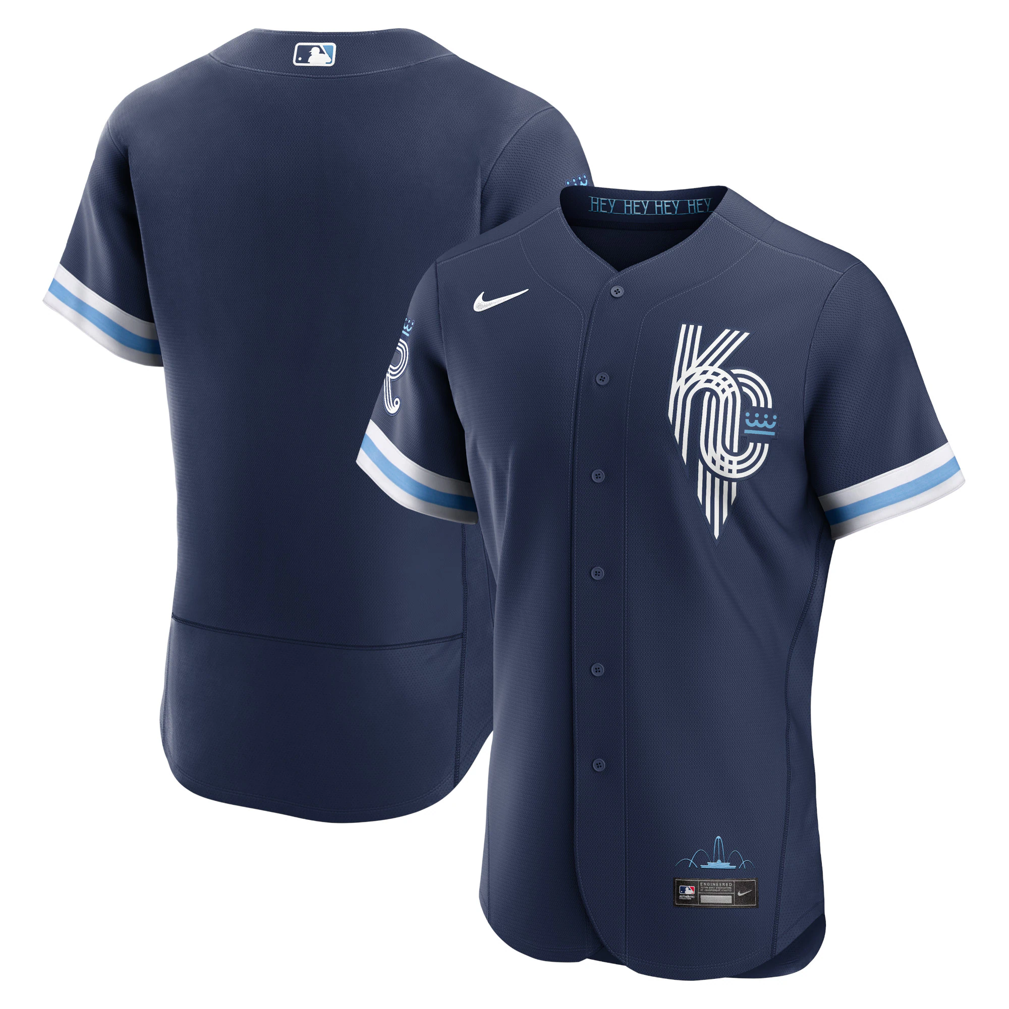 Kansas City Royals 2022 City Connect Authentic Jersey - Navy