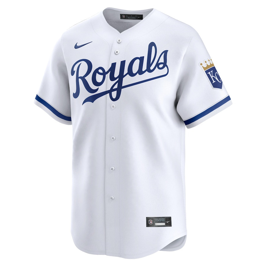 Alternative view of Kansas City Royals 2024 Jackie Robinson Day Home Men Limited Jersey - White 