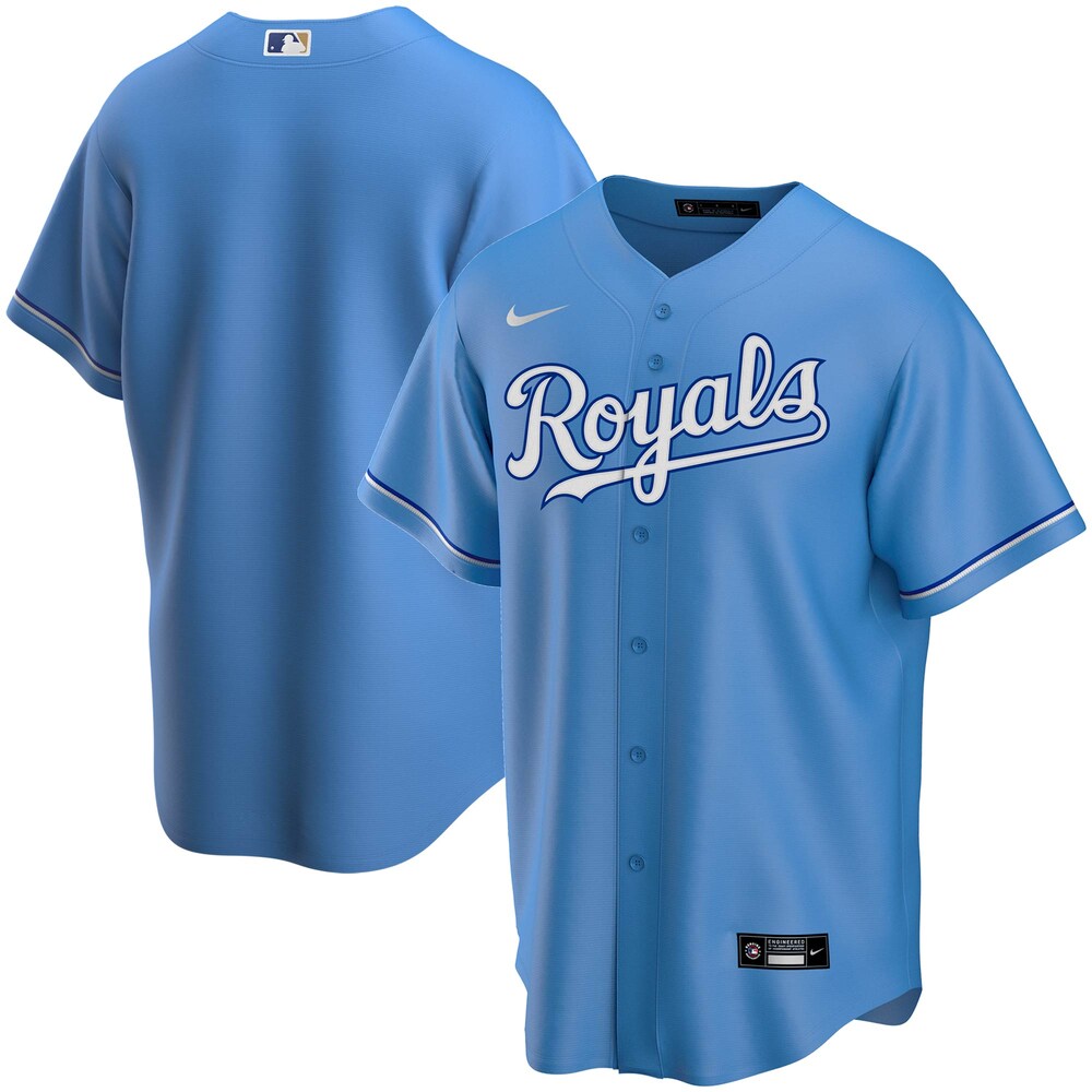 Kansas City Royals Alternate 2020 Team Jersey - Light Blue Color