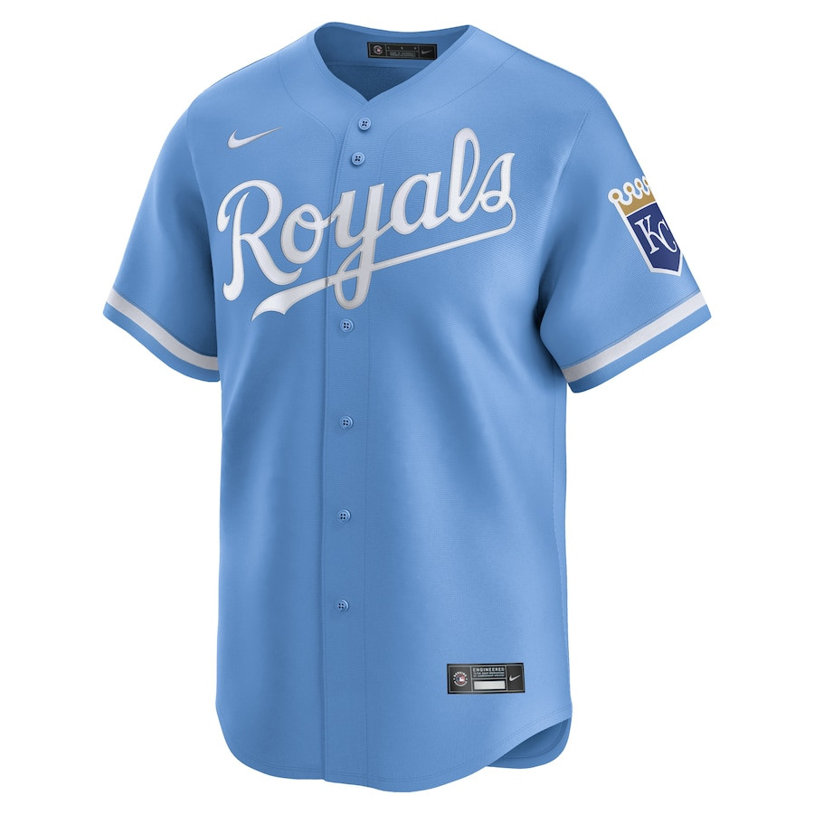 Alternative view of Kansas City Royals Alternate Limited Men Jersey - Light Blue 