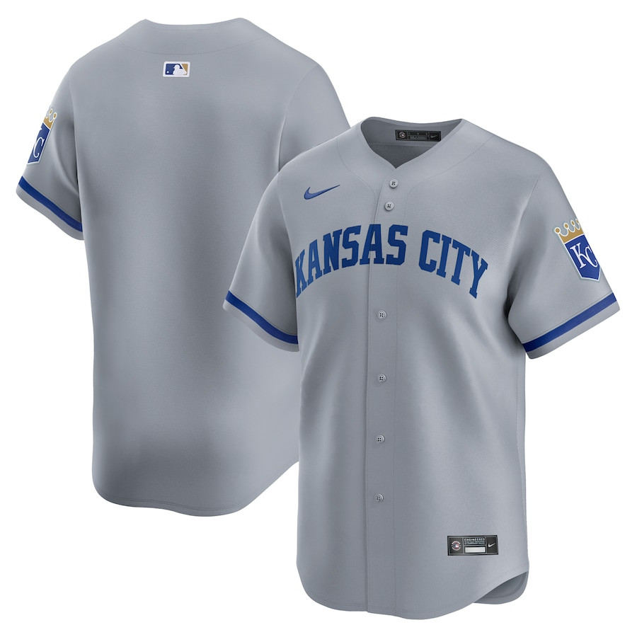 Kansas City Royals Away Limited Men Jersey - Gray 
