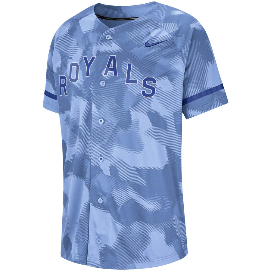 Alternative view of Kansas City Royals Camo Jersey – Light Blue