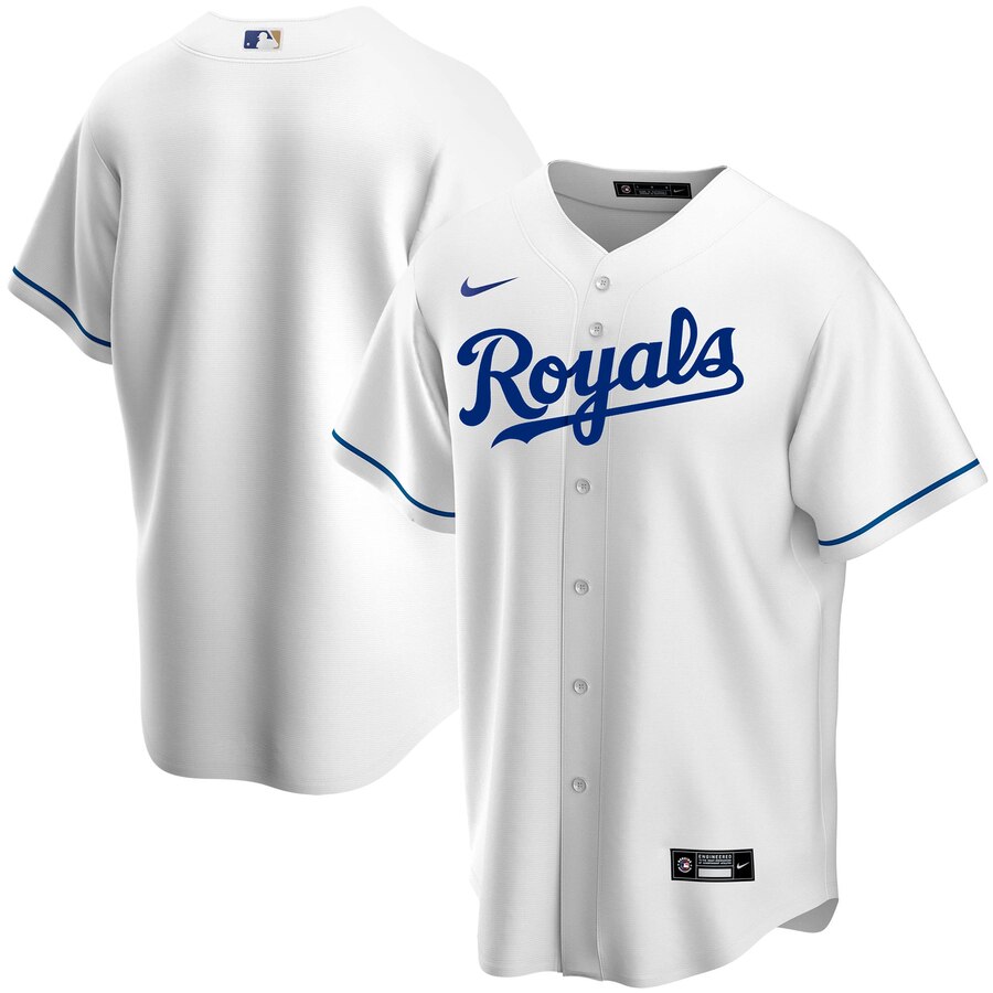 Kansas City Royals Home 2020 Replica Team Jersey ÃƒÂ¢Ã¢â€šÂ¬Ã¢â‚¬Å“ White