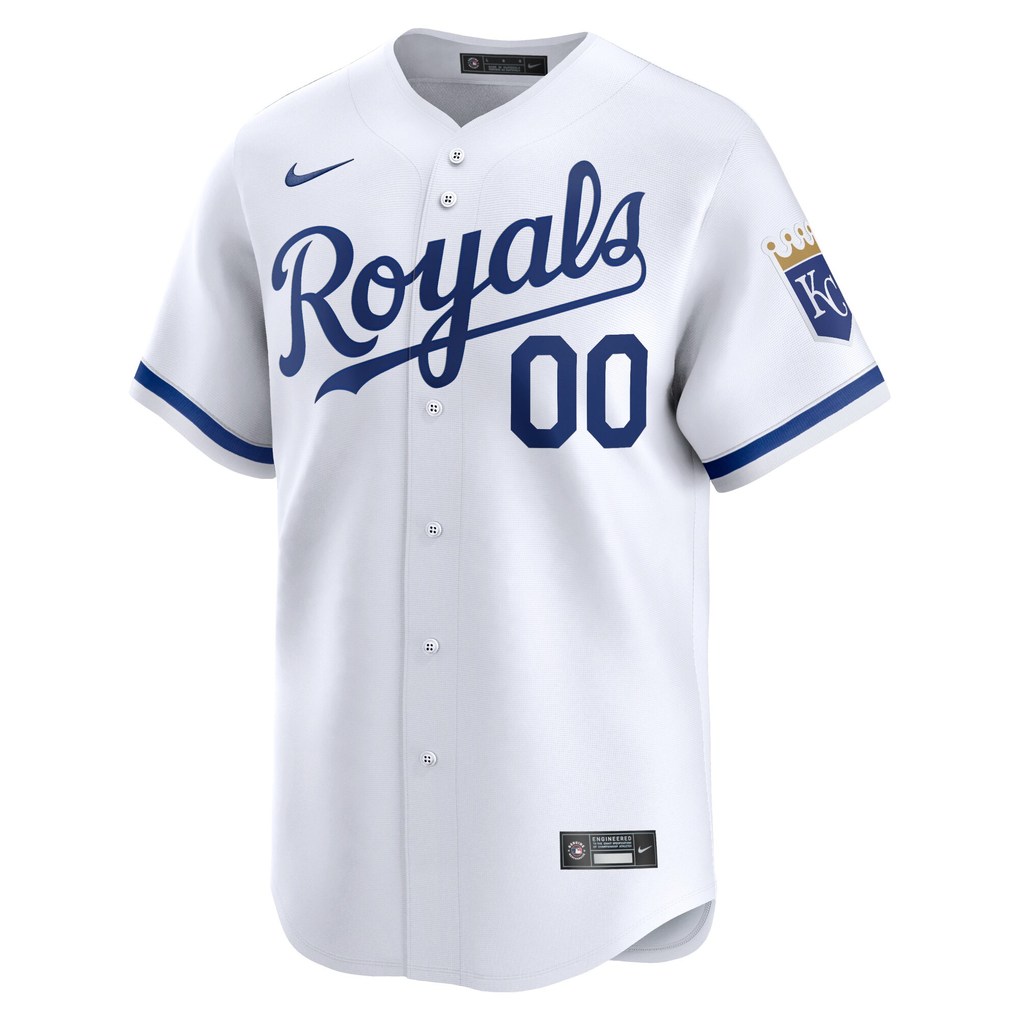 Alternative view of Kansas City Royals Home Limited Custom Jersey - White