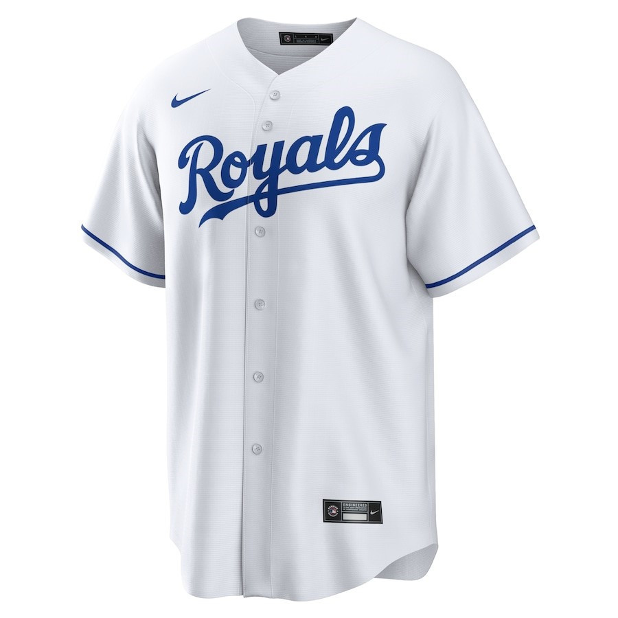 Alternative view of Kansas City Royals Home Team Men Jersey - White 