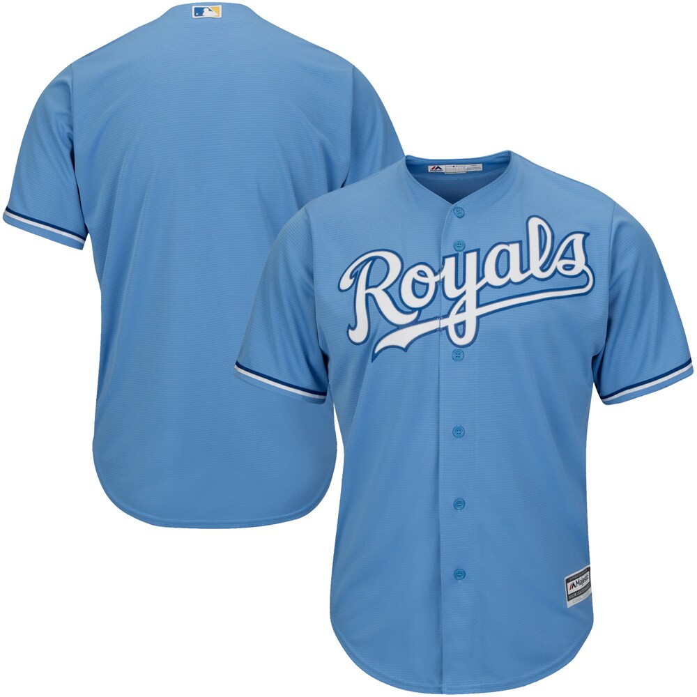 Kansas City Royals Majestic Alternate Big & Tall Cool Base Team Jersey - Light Blue