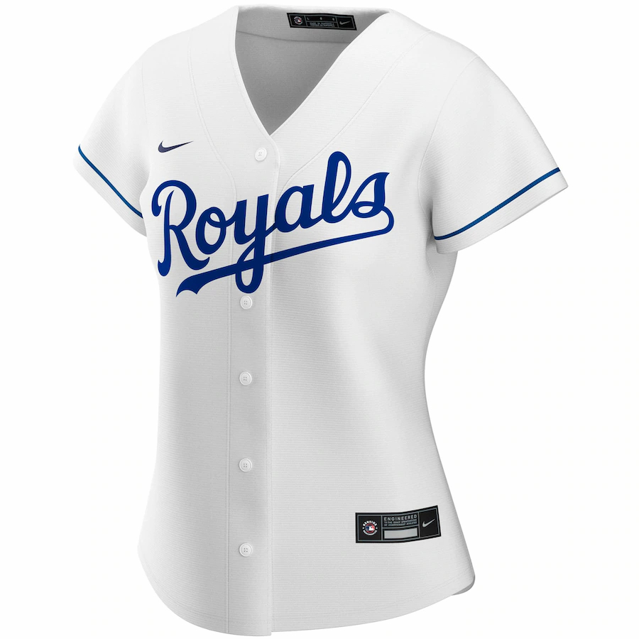 Alternative view of Kansas City Royals Women's Home 2020 Replica Team Jersey ÃƒÂ¢Ã¢â€šÂ¬Ã¢â‚¬Å“ White