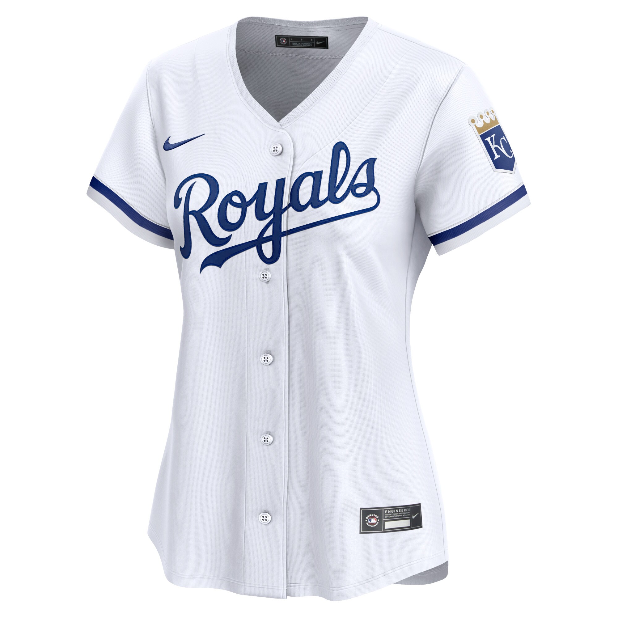 Alternative view of Kansas City Royals Women's Home Limited Jersey - White