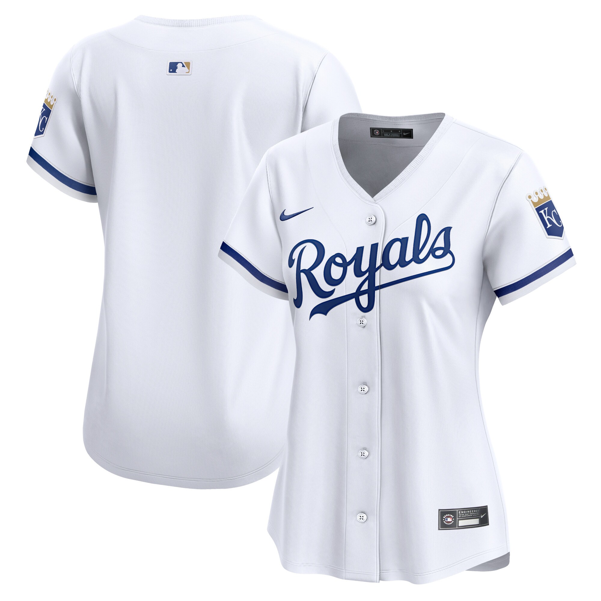 Kansas City Royals Women's Home Limited Jersey - White