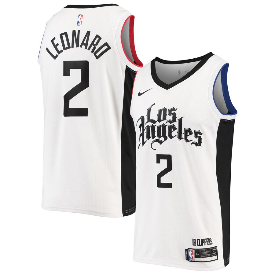 Kawhi Leonard La Clippers 2019/20 Finished Swingman Jersey - City Edition - White